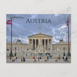 Parlament Österreich Austrian Parliament Austria Postcard