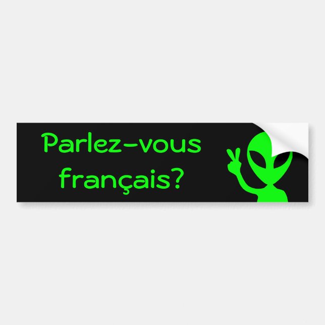 Parlez-vous francais? Bumper Sticker (Front)