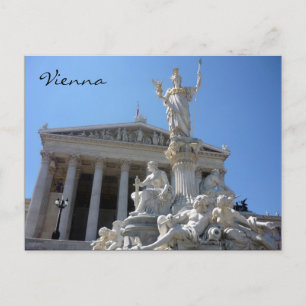 parliament austria postcard