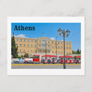Parliament building in Athens, Greece Postcard
