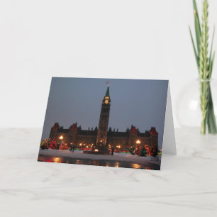 Parliament Buildings, Ottawa Holiday Card