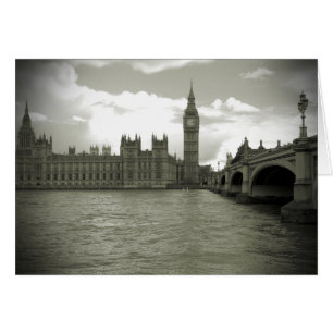 Parliament - Elizabeth Tower - Big Ben Card