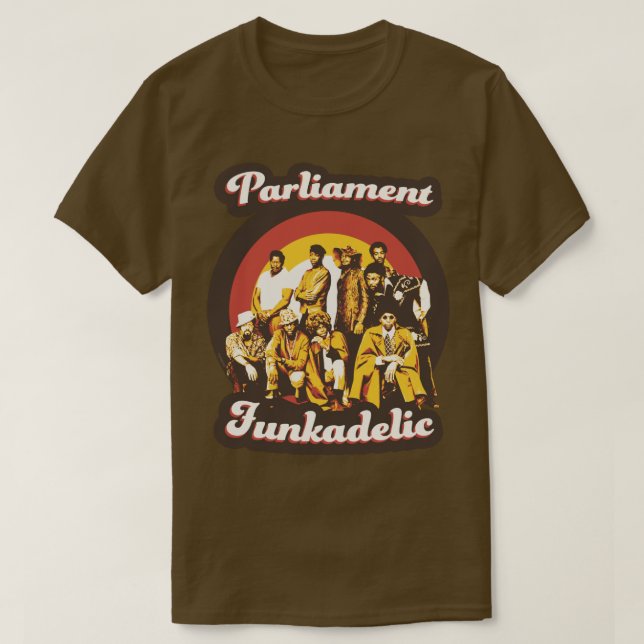 Parliament Funkadelic 70s Funky Soul T-Shirt (Design Front)