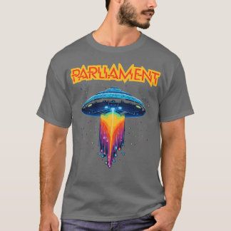 Parliament Funkadelic Retro Mothership  Rock Funk  T-Shirt