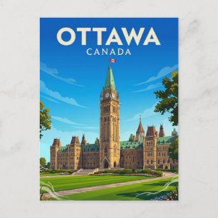 Parliament Hill Canada Postcard