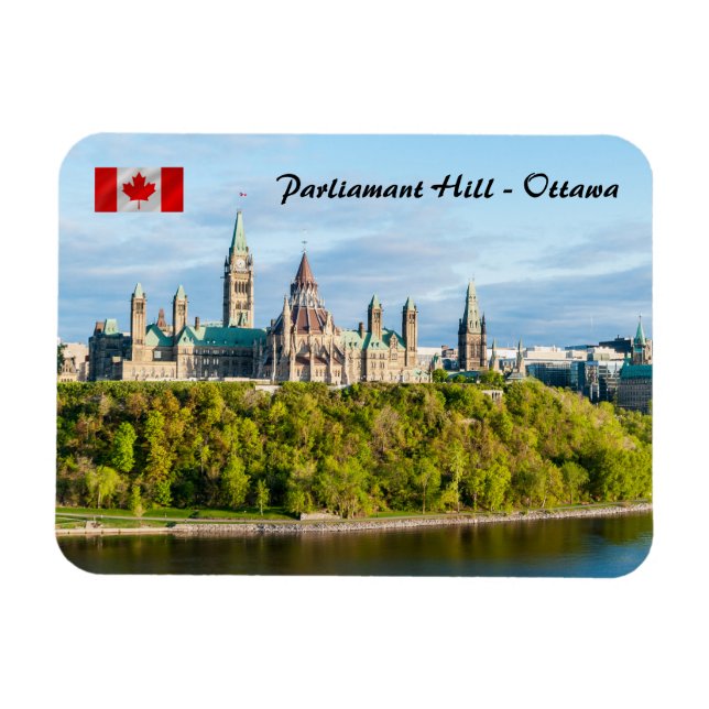 Parliament Hill in Ottawa Magnet (Horizontal)