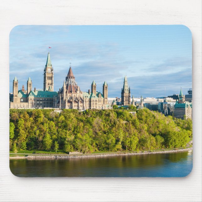Parliament Hill in Ottawa - Ontario, Canada Mouse Pad (Front)