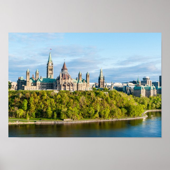 Parliament Hill in Ottawa Poster (Front)