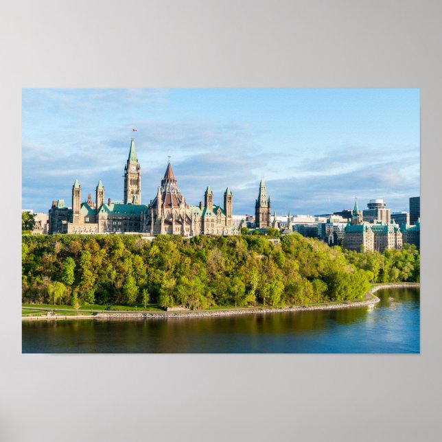 Parliament Hill in Ottawa Poster (Front)