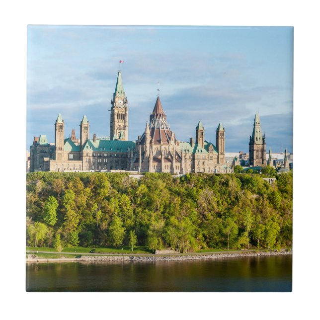 Parliament Hill in Ottawa Tile (Front)