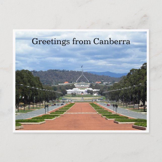 parliament house greetings postcard (Front)