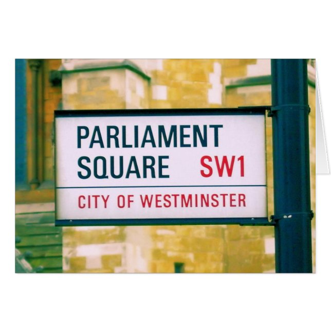 Parliament Square - City of Westminster Sign (Front Horizontal)