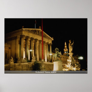 Parliament, Vienna, Austria Current Step: 12% Poster