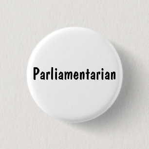 Parliamentarian 3 Cm Round Badge