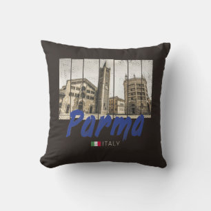 Parma Emilia-Romagna Italy Vintage Souvenir Cushion