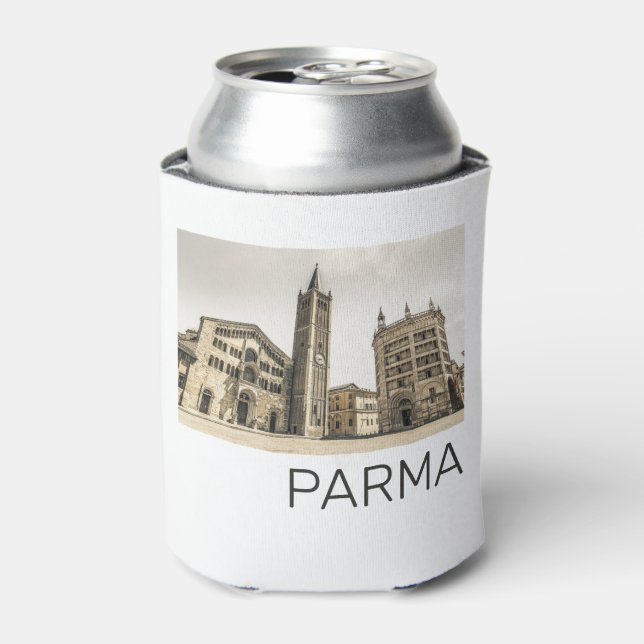 Parma Emilia Romagna Piazza Del Duomo Italy Can Cooler (Can Front)