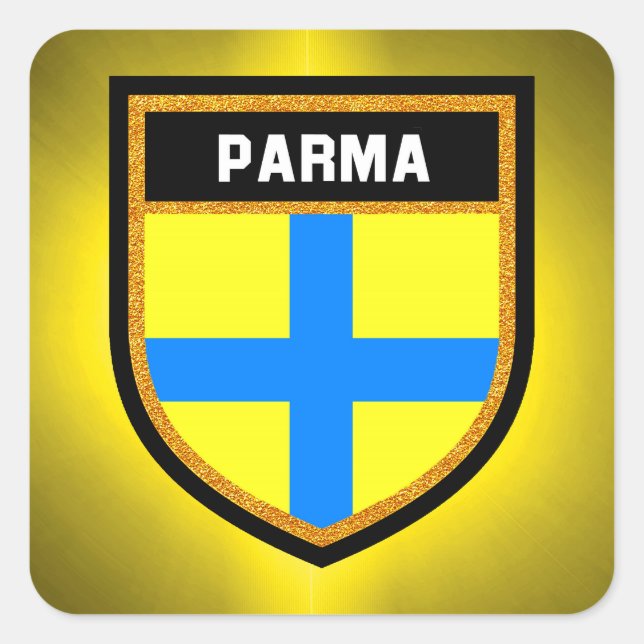 Parma Flag Square Sticker (Front)