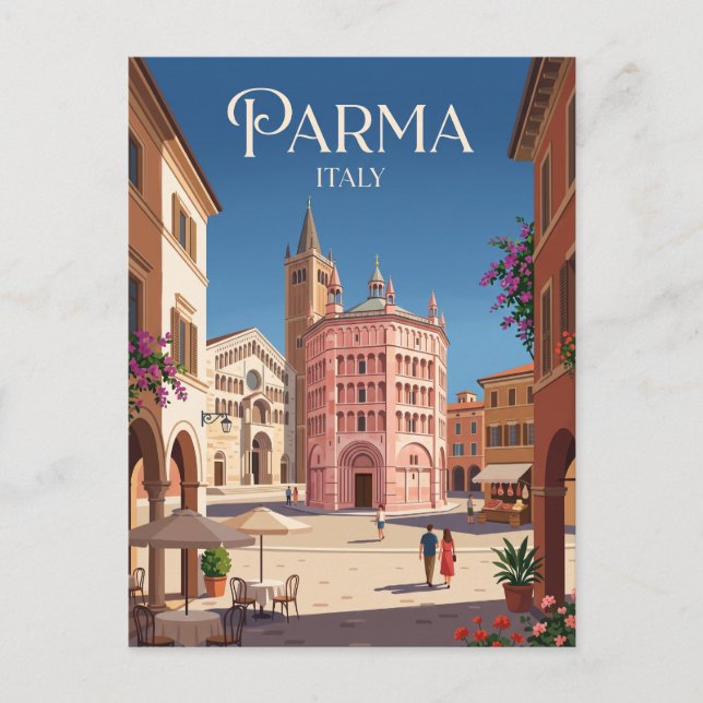 Parma Italy Postcard (Front)