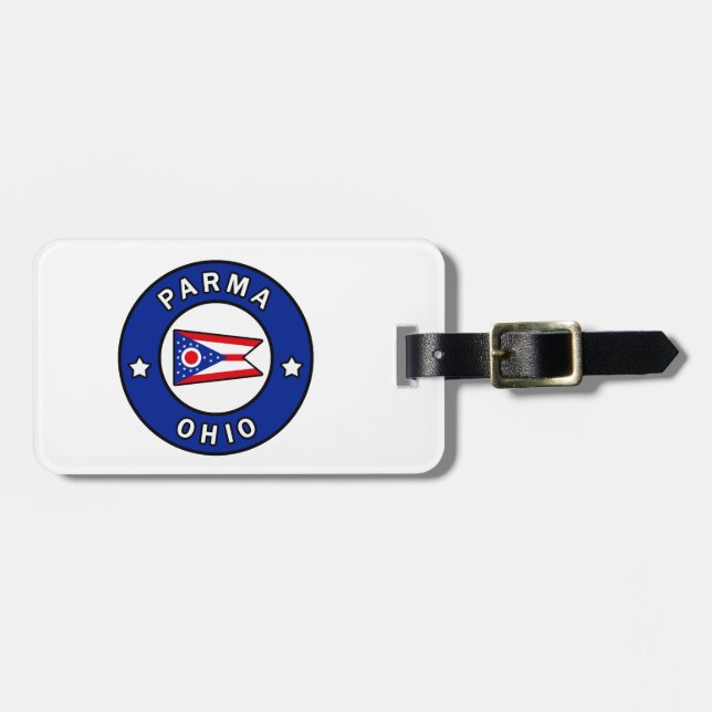 Parma Ohio Luggage Tag (Front Horizontal)