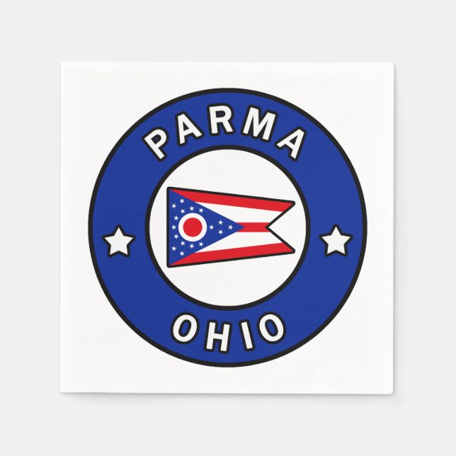 Parma Ohio Napkin (Front)