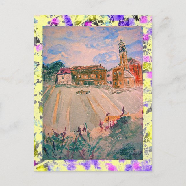 parma province italy drip postcard (Front)