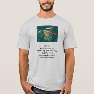 "Parmachine Belle" original poem & fly fishing art T-Shirt