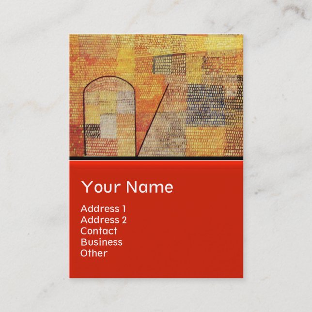 PARNASSUS / ABSTRACT,black Business Card (Front)