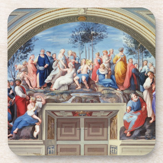 Parnassus and the Disputa, from the Stanza della S Coaster (Front)