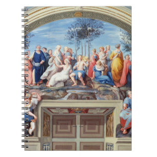 Parnassus and the Disputa, from the Stanza della S Spiral Notebook