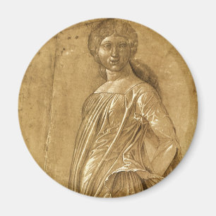 Parnassus, Dancing Muse by Andrea Mantegna Magnet