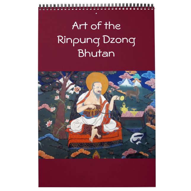 paro dzong bhutan art calendar (Cover)