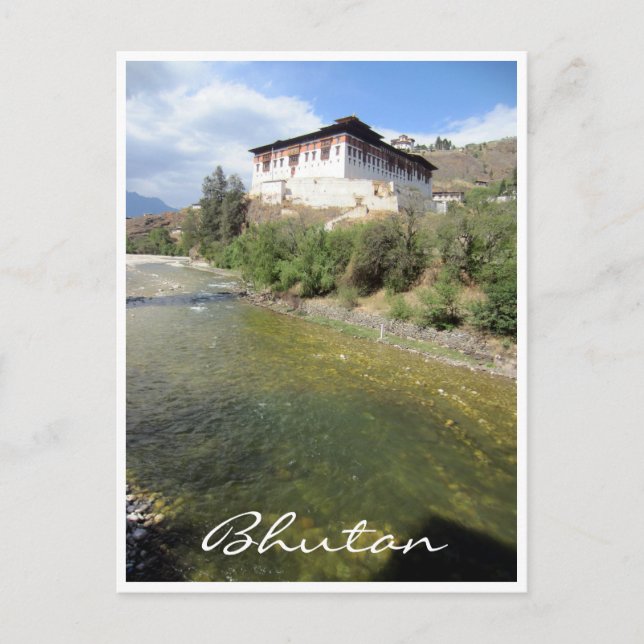 paro dzong bhutan postcard (Front)