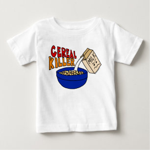 Parody Cereal Killer Breakfast Food Humour Baby T-Shirt
