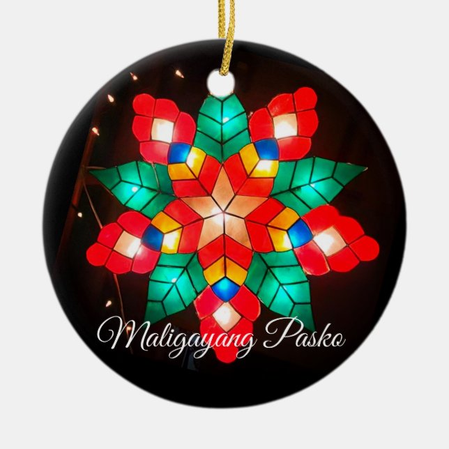 Parol Ceramic Ornament (Front)