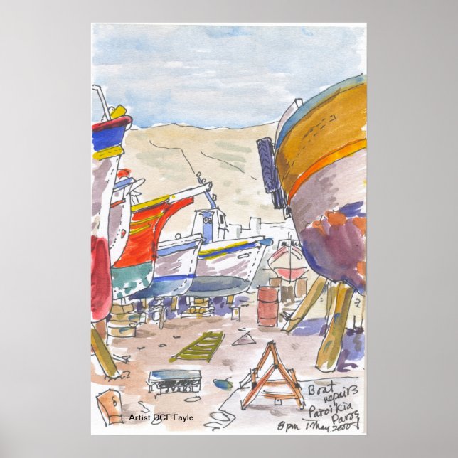 Paros Greece Poster (Front)