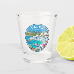 Paros Greece Shot Glass