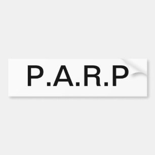 Parp Bumper sticker