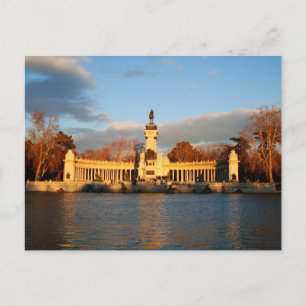 Parque de El Retiro, Madrid, Spain Postcard