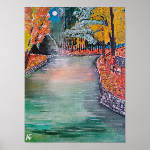 Parque de San Vicente Painting by Alfred Fox Poster