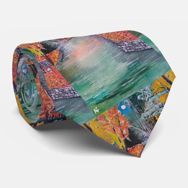 Parque de San Vicente Painting by Alfred Fox Tie (Rolled)