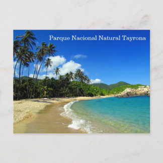 parque nacional natural tayrona postcard