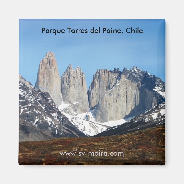 Parque Torres del Paine, Chile Magnet (Front)