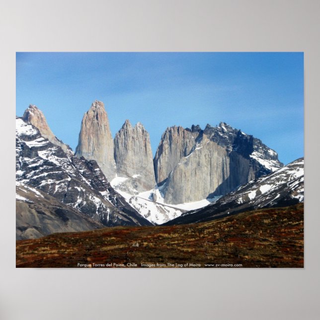 Parque Torres del Paine, Chile Poster (Front)