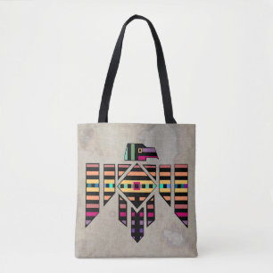 Parquet Thunderbird Allover Tote Bag