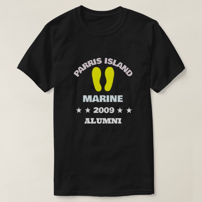 PARRIS ISLAND ALUMNI 09 T-Shirt (Design Front)