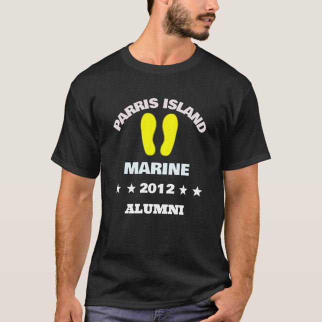 PARRIS ISLAND ALUMNI 12 T-Shirt (Front)