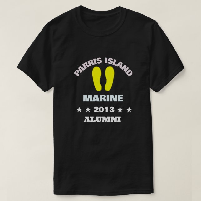 PARRIS ISLAND ALUMNI 13 T-Shirt (Design Front)