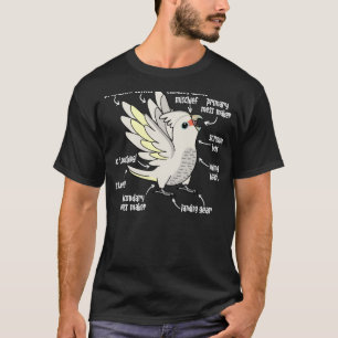Parrot Anatomy I Goffins Cockatoo T-Shirt