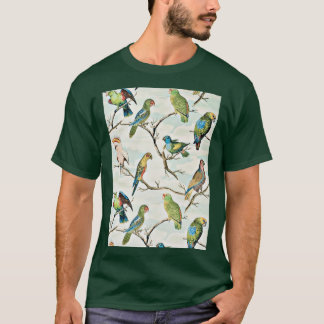 Parrot And Palm Decorative T-Shirt