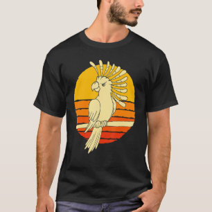 Parrot Animal Bird Birdwatching Retro Cockatoo T-Shirt